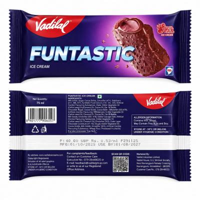 VADILAL FUNTASTIC ICE CREAM - 75ml